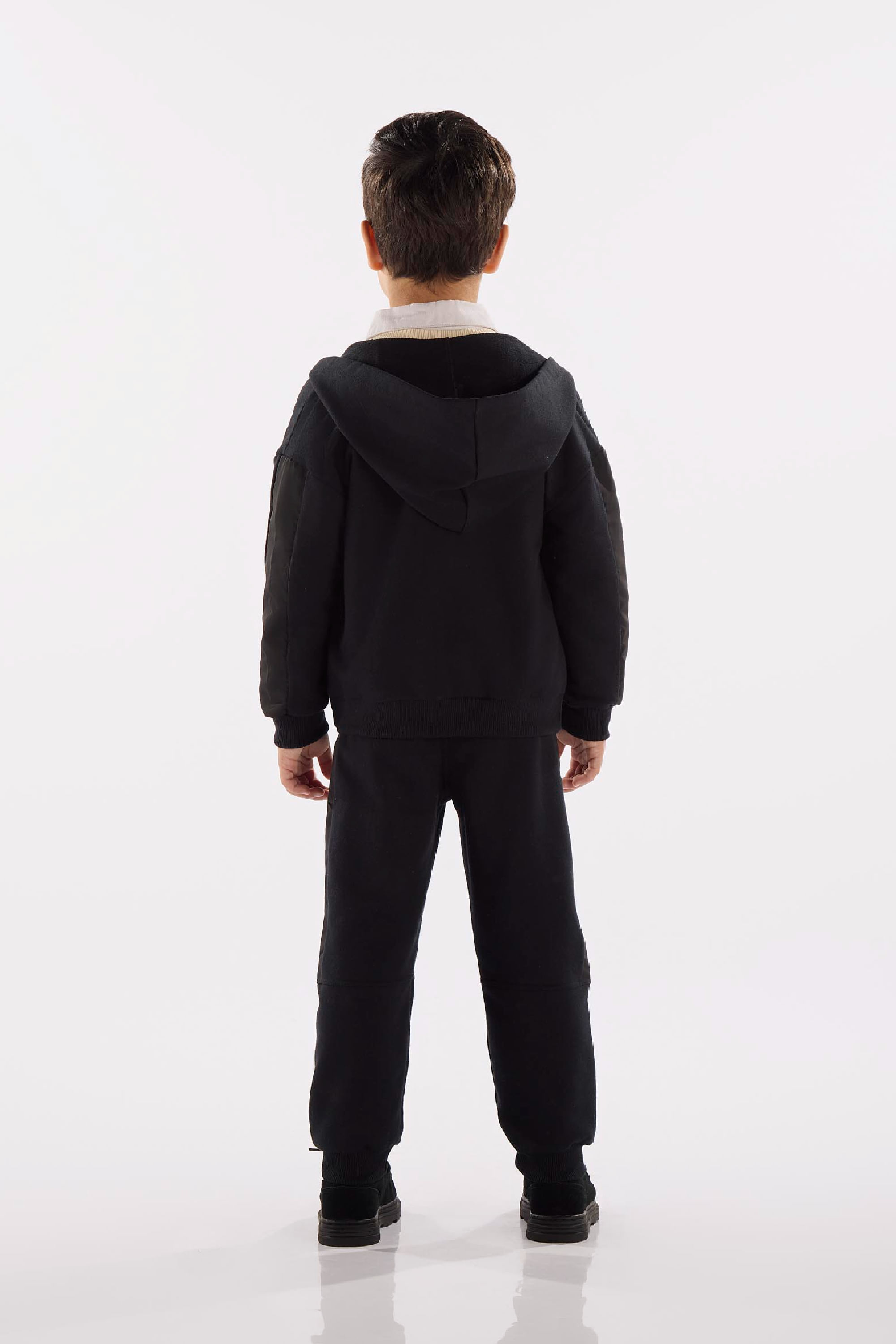 Conjunto Infantil com Jaqueta e Calça em Moletom (Preto) Up Baby - Imagem 37